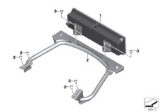 Сигнализатор требования остановиться Зд для BMW K80 F 750 GS (0B08, 0B18) 0 (схема запасных частей)