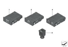USB детали для BMW G05 X5 40iX B58C (схема запасных частей)