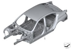 Каркас кузова для BMW G20 330iX B46D (схема запасных частей)