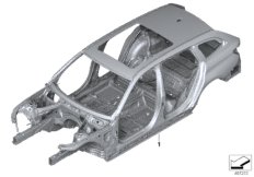 Каркас кузова для BMW G21 330dX B57 (схема запасных частей)