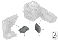 ЭБУ кондиционера для BMW G06 X6 M50iX N63B (схема запасных частей)