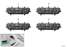 Панель управления освещением - ЕЭК для BMW G29 Z4 M40i B58D (схема запасных частей)