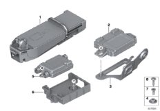 Детали телефония беспроводная зарядка для BMW F20N 118d B47 (схема запасных частей)