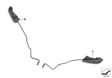 Фонарь указателя поворота Пд для BMW K67 S 1000 RR 19 (0E21, 0E23) 0 (схема запасных частей)