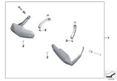 Защита рук для BMW K03 G 310 R (0G01, 0G11) 0 (схема запасных частей)