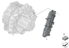 Блок управления 7DCT300 для BMW F54N Cooper S B46C (схема запасных частей)