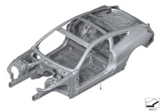 Каркас кузова для BMW F92 M8 S63M (схема запасных частей)