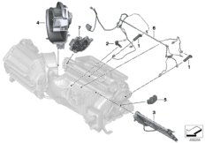 Электр.детали отопителя/кондиционера для BMW G20 330iX B46D (схема запасных частей)