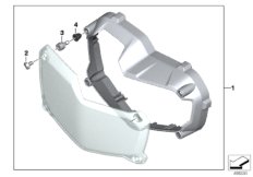 К-т защитного кожуха фары для MOTO K82 F 850 GS Adve. (0K01, 0K03) 0 (схема запасных частей)