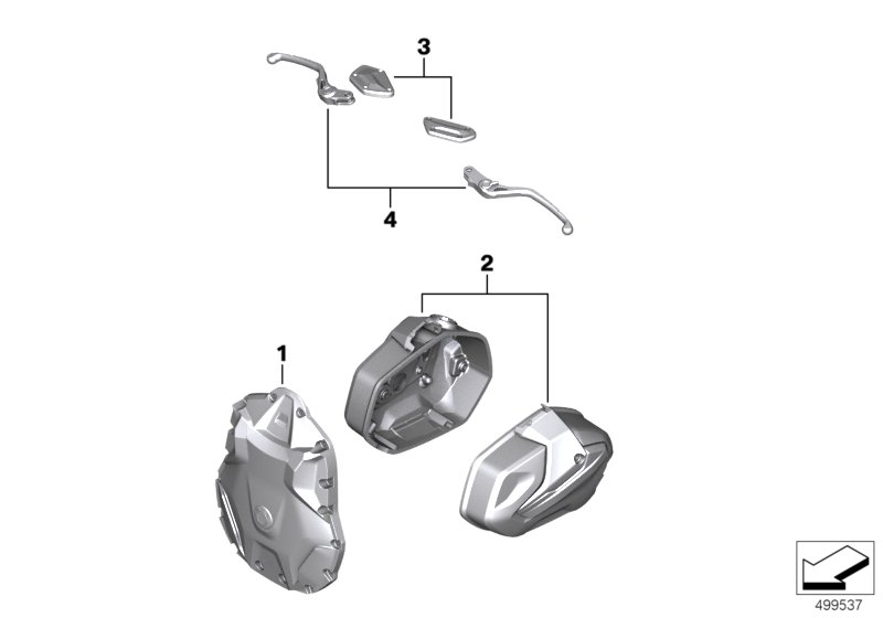 Option 719 для BMW K52 R 1250 RT 19 (0J61, 0J63) 0 (схема запчастей)