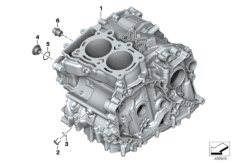 Картер двигателя для BMW K81 F 850 GS (0B09, 0B19) 0 (схема запасных частей)