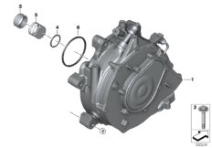 Стартер-генератор для BMW I01N i3s 120Ah Rex XB4 (схема запасных частей)