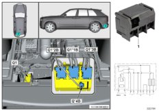 Реле отсоединения Q1 для BMW RR31 Cullinan N74L (схема запасных частей)