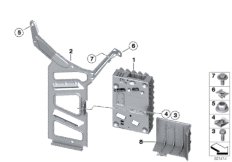 Усилитель/кронштейн для BMW F20N 120i N13 (схема запасных частей)