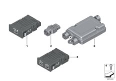 USB детали для BMW G15 M850iX N63B (схема запасных частей)