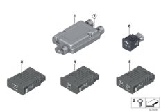 USB детали для BMW G20 320i B48C (схема запасных частей)