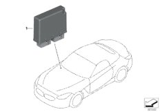 ЭБУ, ультразвуковой датчик для BMW G29 Z4 20i B48D (схема запасных частей)