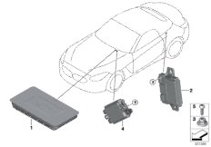 Детали телефония беспроводная зарядка для BMW G29 Z4 20i B46D (схема запасных частей)