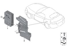 Усилитель/кронштейн для BMW G29 Z4 20i B46D (схема запасных частей)
