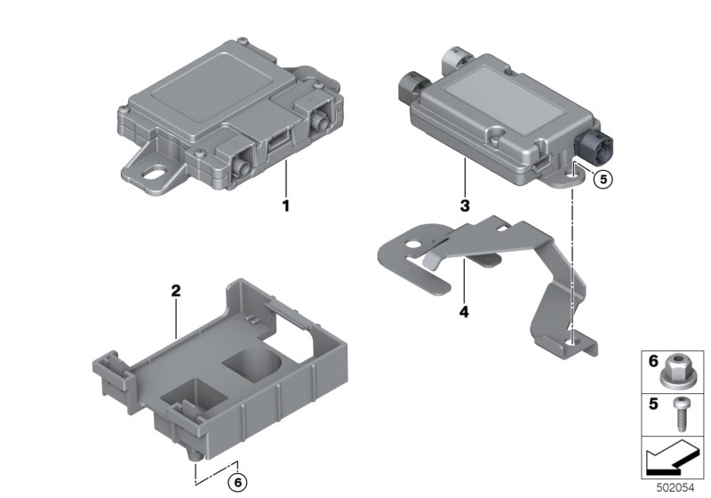Детали телефония беспроводная зарядка для BMW G11 750iX N63R (схема запчастей)