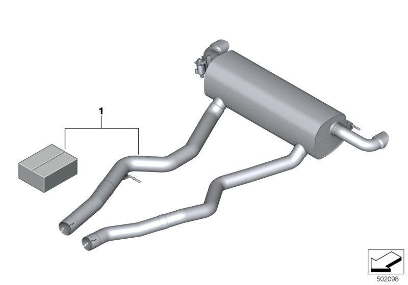 M Performance Parts для BMW G20 M340i B58D (схема запчастей)