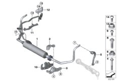 Стабилизатор Пд/Dynamic Drive для BMW RR31 Cullinan N74L (схема запасных частей)