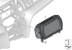 Радиоприемник MINI Basis для BMW F60 Cooper SD ALL4 B47 (схема запасных частей)
