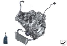 Двигатель для MOTO K67 S 1000 RR 19 (0E21, 0E23) 0 (схема запасных частей)