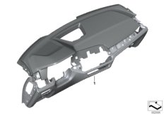Individual панель приборов недвоен.кожа для BMW G05 X5 40iX B58C (схема запасных частей)