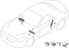 НПБ для BMW G29 Z4 30i B48D (схема запасных частей)