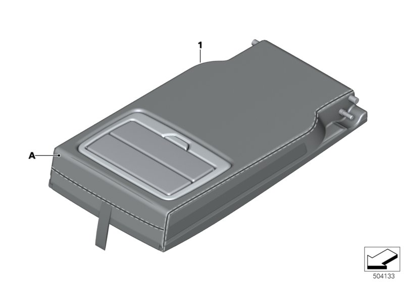 Задний базовый подлокотник Individual для BMW G20 330d B57 (схема запчастей)