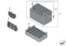 Дооснащение литий-ионной АКБ для MOTO K46 S 1000 RR 17 (0D50, 0D60) 0 (схема запасных частей)