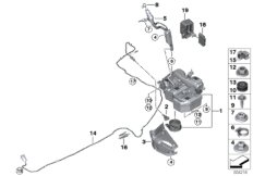 Система SCR для BMW F40 120dX B47D (схема запасных частей)
