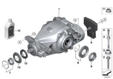 редуктор главной передачи для BMW F36 435i N55 (схема запасных частей)