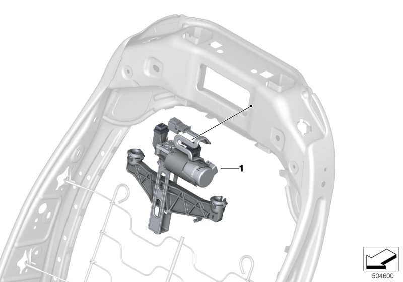 Сиденье Пд, э/оборудование и приводы для BMW G21 330iX B48D (схема запчастей)
