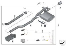 Дооснащение SAZ для MINI F56 JCW B48 (схема запасных частей)