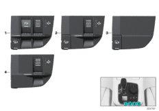 Переключатель сист.рег.дор.просвета/HDC для BMW G05 X5 50iX N63M (схема запасных частей)