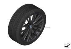 Spike/SC колесо в сб.зим. диз. 796M-18" для BMW G20 330e B48X (схема запасных частей)